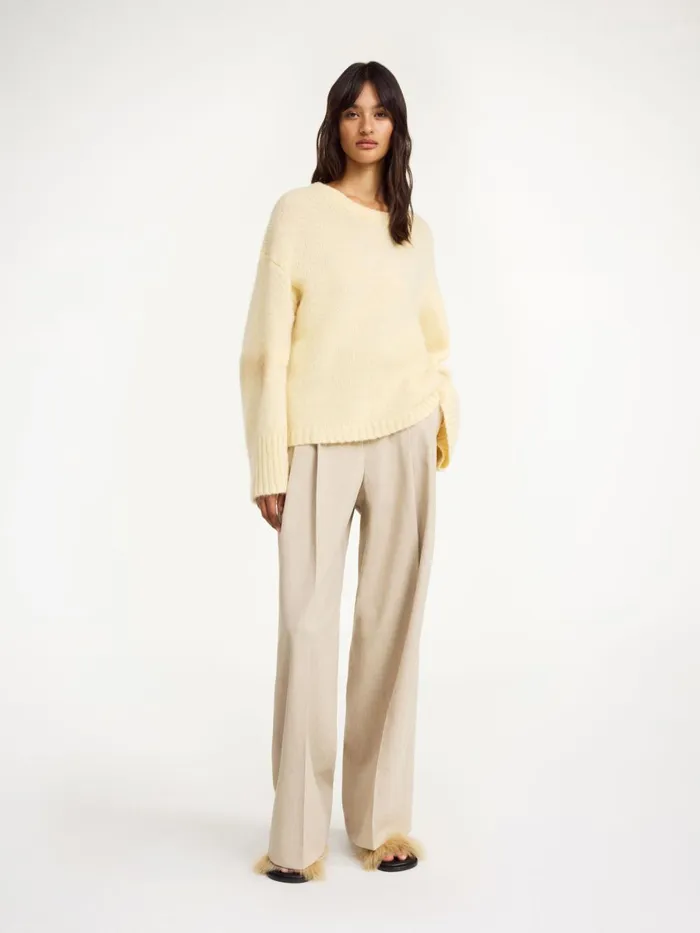 Cierra Sweater Sea Mist Women By Malene Birger Knitwear