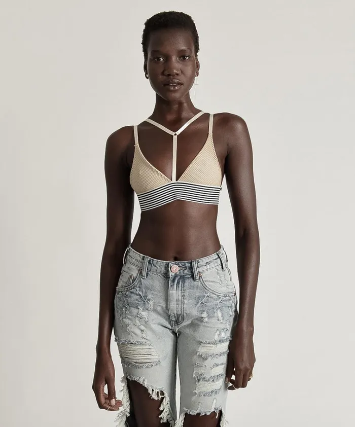 CLEOPATRA II BODICE BROWN Women One Teaspoon Intimates CLEOPATRA II BODICE BROWN Women One Teaspoon Intimates