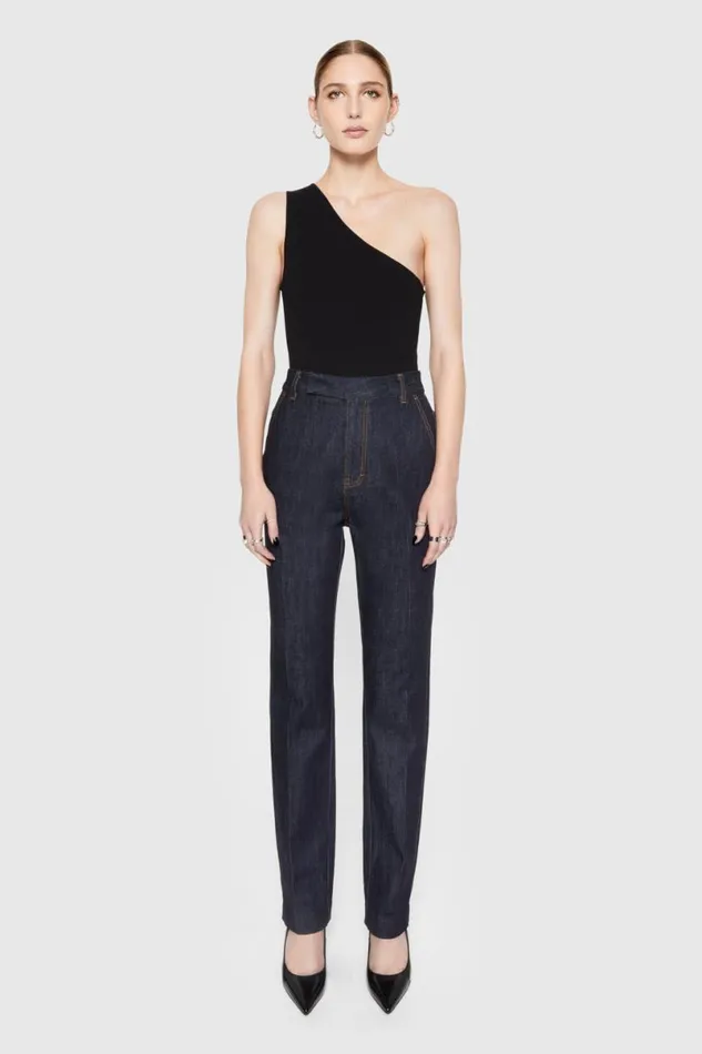 Clothing Bottoms Rebecca Minkoff Penny HiRise Jean Deep Blue Rinse
