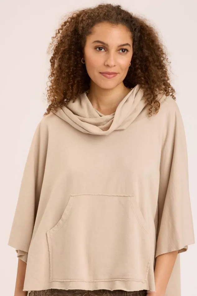 Clothing CoverUps XCVI Paige Poncho Sand