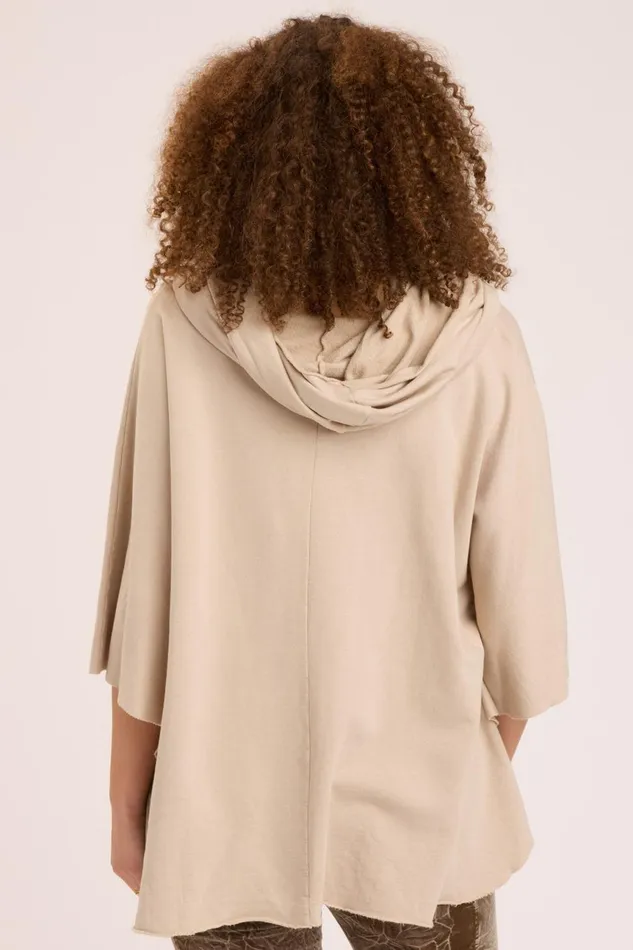 Clothing CoverUps XCVI Paige Poncho Sand