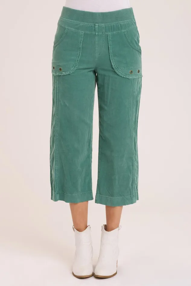 Clothing Crops XCVI Cord Trumble Crop Juneau Pigment