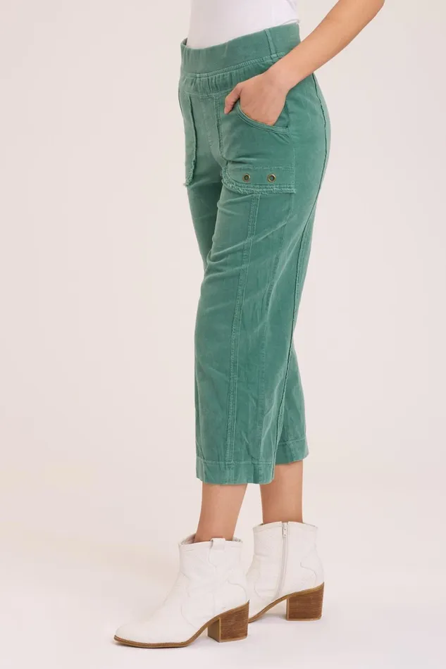 Clothing Crops XCVI Cord Trumble Crop Juneau Pigment