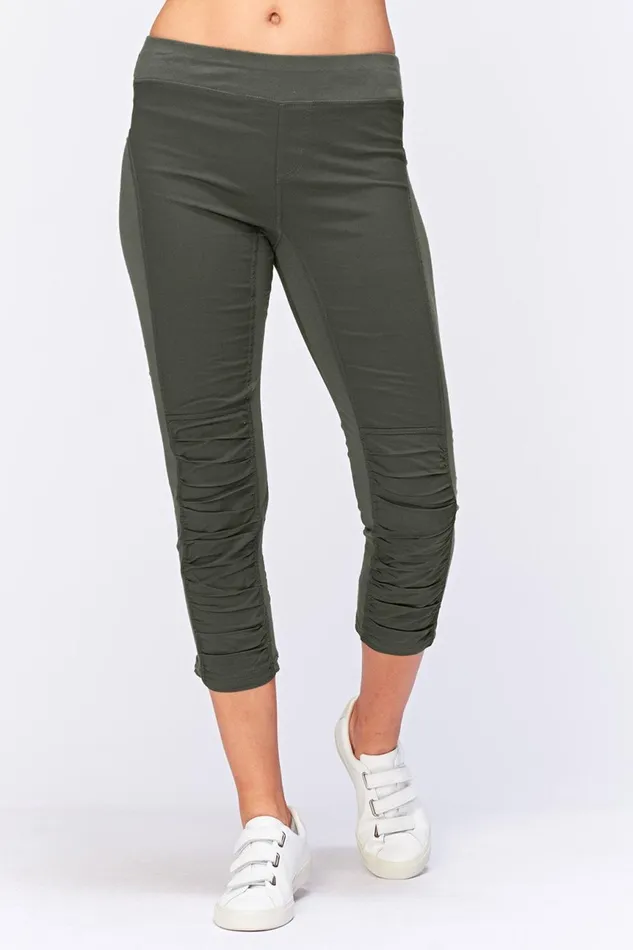 Clothing Crops XCVI Jetter Crop Legging Olive