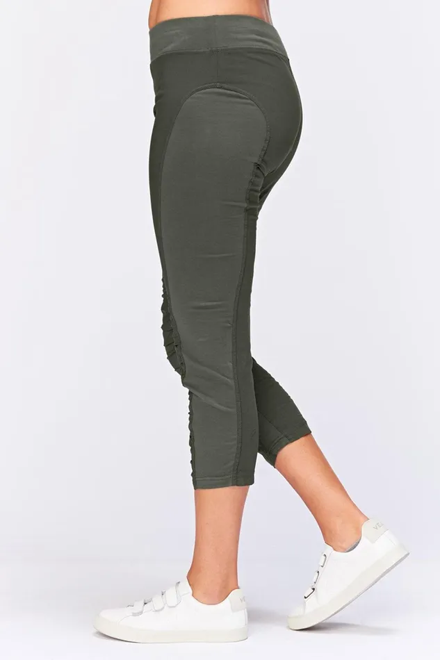 Clothing Crops XCVI Jetter Crop Legging Olive