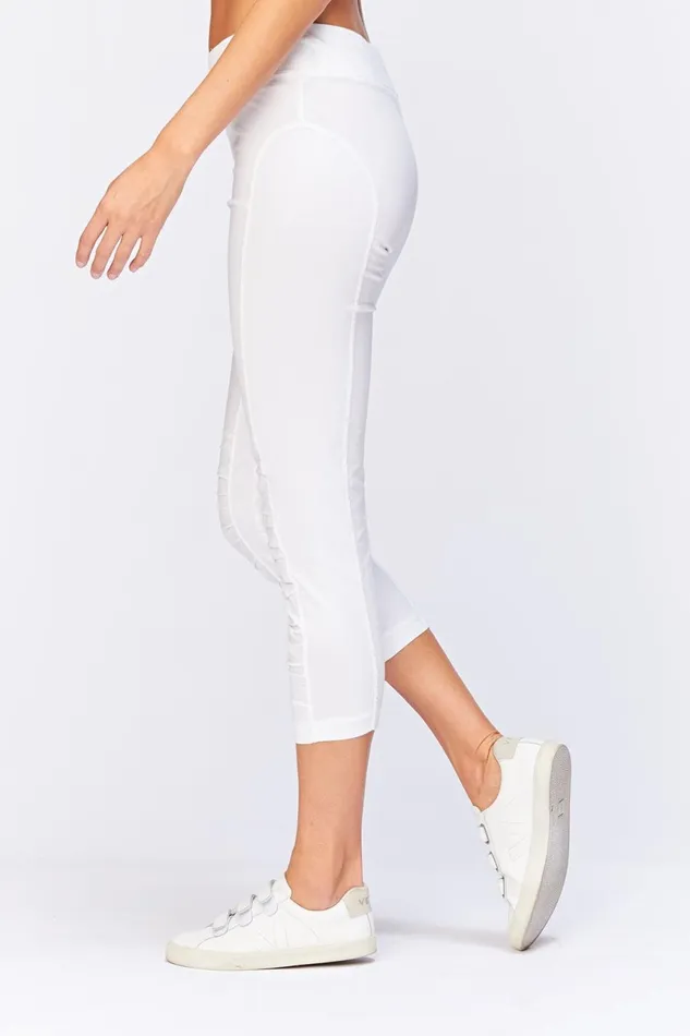 Clothing Crops XCVI Jetter Crop Legging White