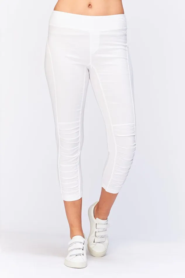 Clothing Crops XCVI Jetter Crop Legging White