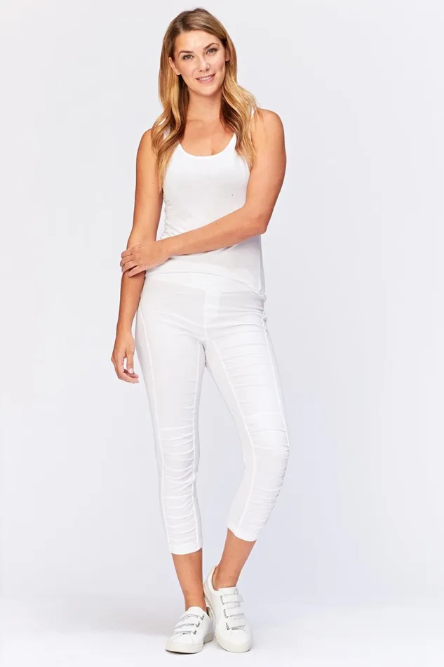 Clothing Crops XCVI Jetter Crop Legging White