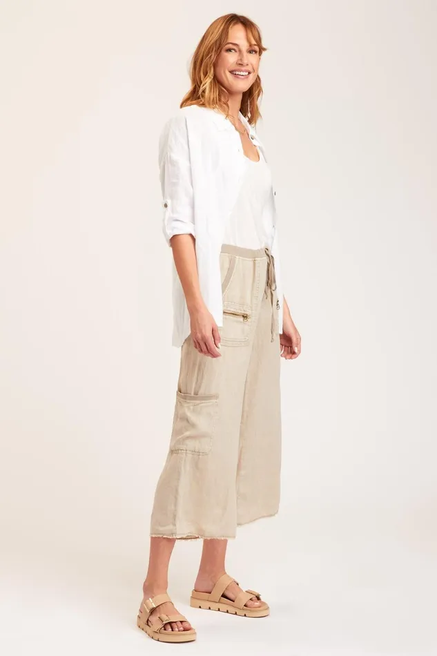 Clothing Crops XCVI Staccia Gaucho Merino Wool Pigment