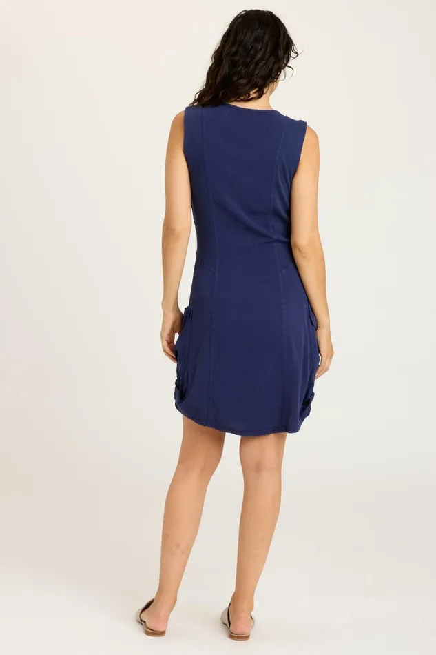 Clothing Dresses XCVI Twill Penta Dress Adrift Pigment