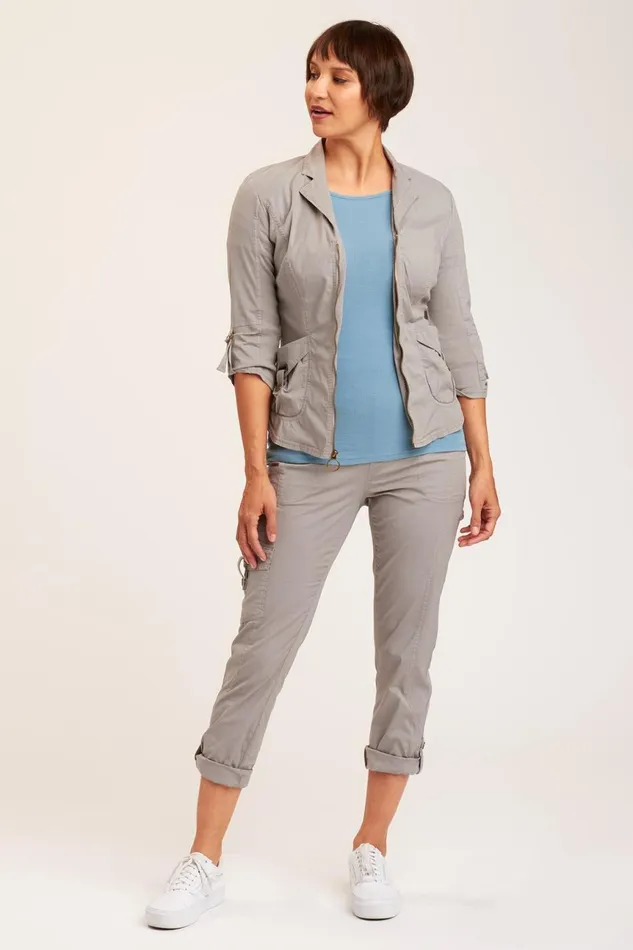Clothing Jackets XCVI Drake Jacket Lead Cast