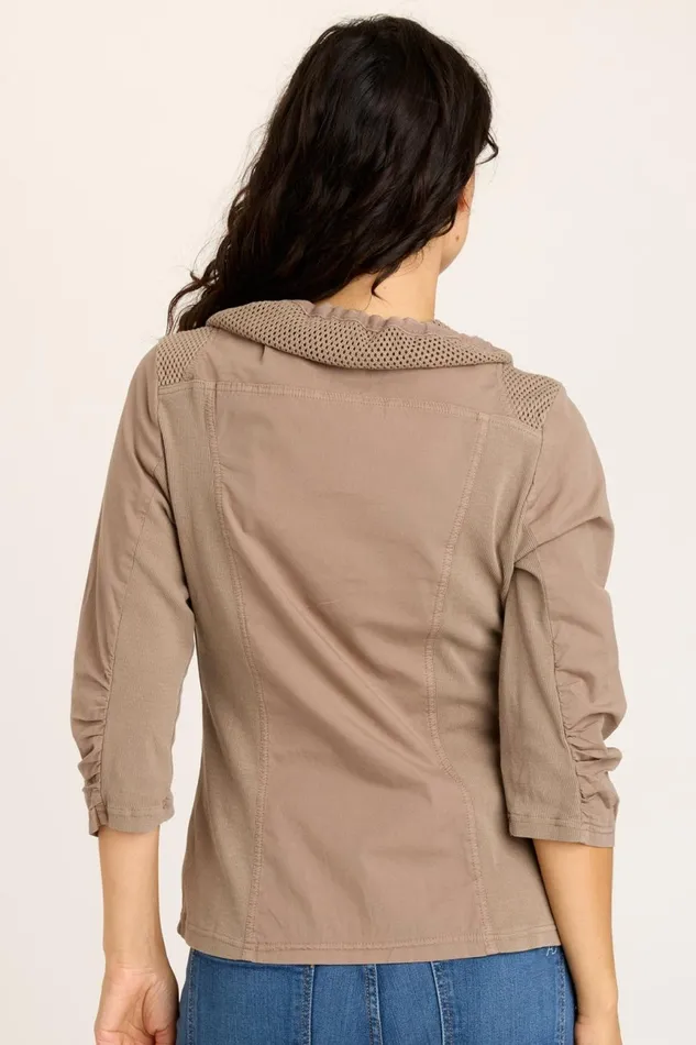 Clothing Jackets XCVI Fjord Jacket Truffle