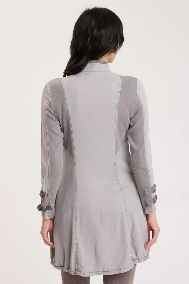 Clothing Jackets XCVI Galena Jacket Dress Zinc Pigment