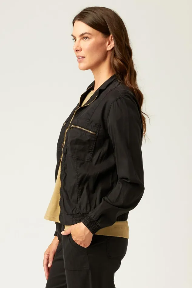 Clothing Jackets XCVI Quinn Bomber Black