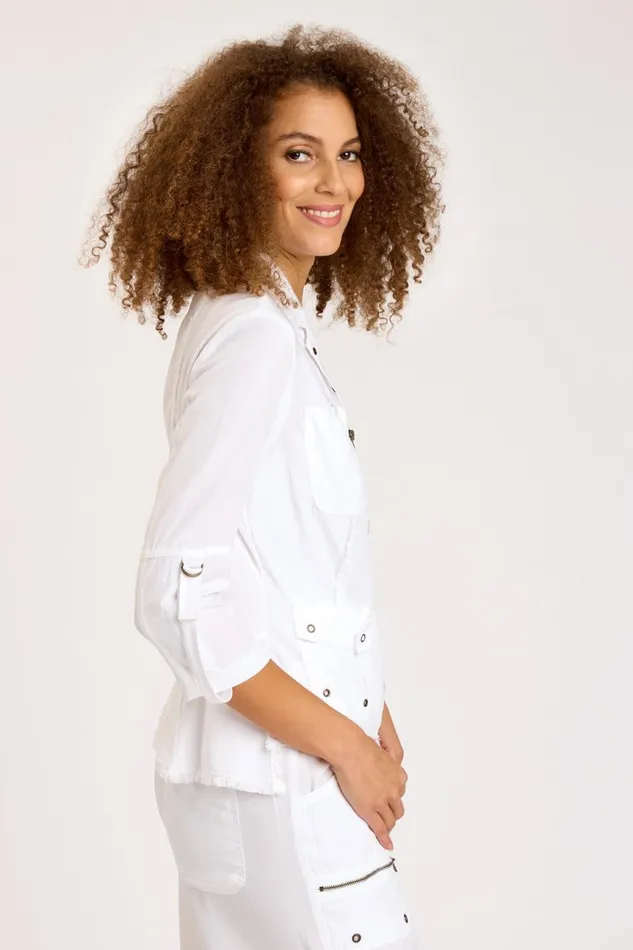 Clothing Jackets XCVI Raphael Blazer White