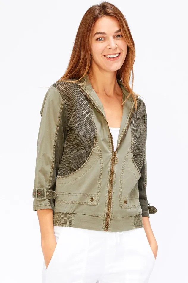 Clothing Jackets XCVI Sophia Jacket Lichen Pigment