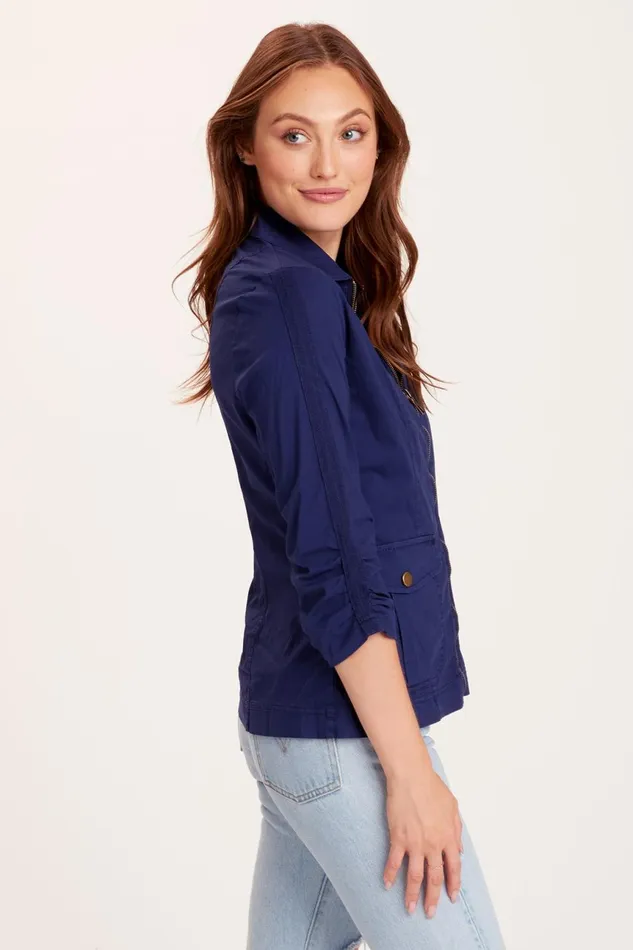 Clothing Jackets XCVI Tanner Jacket Hague Blue Pigment