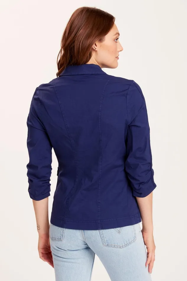 Clothing Jackets XCVI Tanner Jacket Hague Blue Pigment
