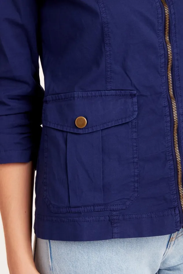 Clothing Jackets XCVI Tanner Jacket Hague Blue Pigment