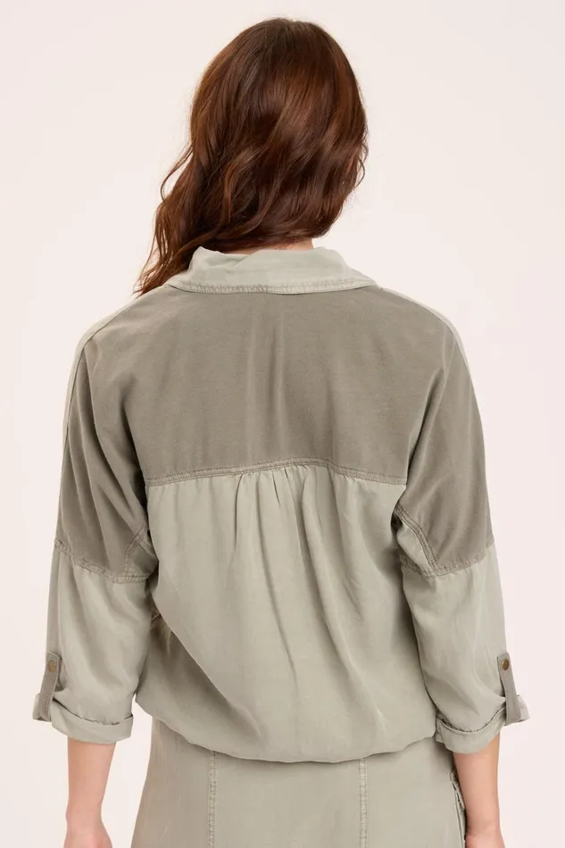 Clothing Jackets XCVI Vesuvio Jacket Grove Pigment