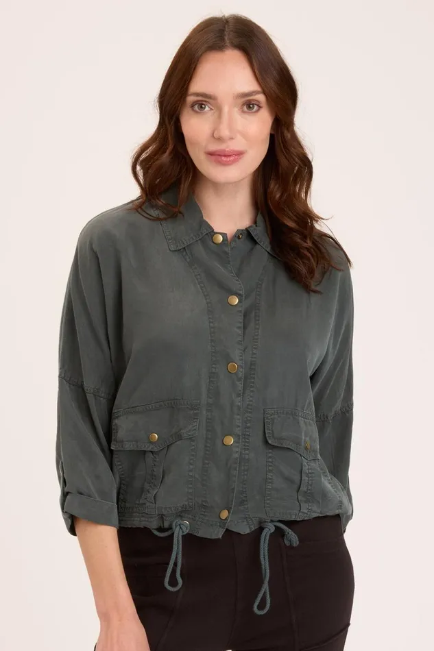 Clothing Jackets XCVI Vesuvio Jacket Hawthorn Leaf
