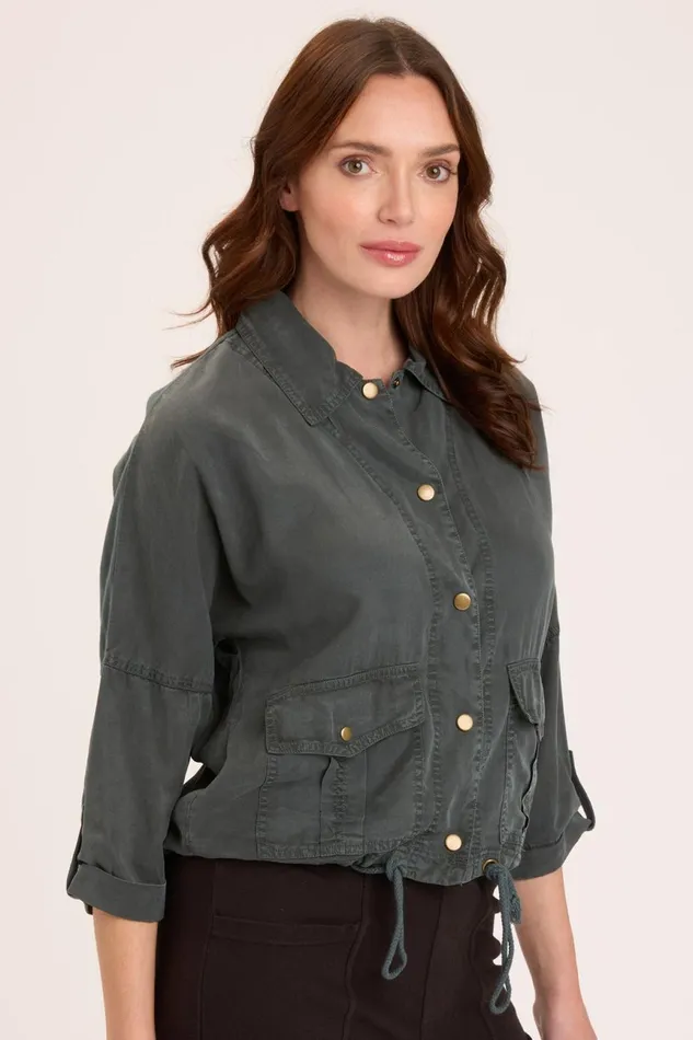 Clothing Jackets XCVI Vesuvio Jacket Hawthorn Leaf