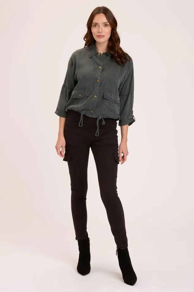 Clothing Jackets XCVI Vesuvio Jacket Hawthorn Leaf