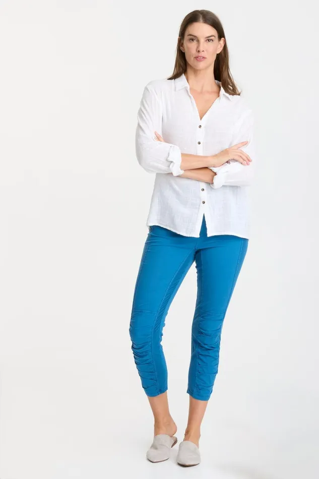 Clothing Leggings XCVI High Waist Jetter Poseidon Pigment