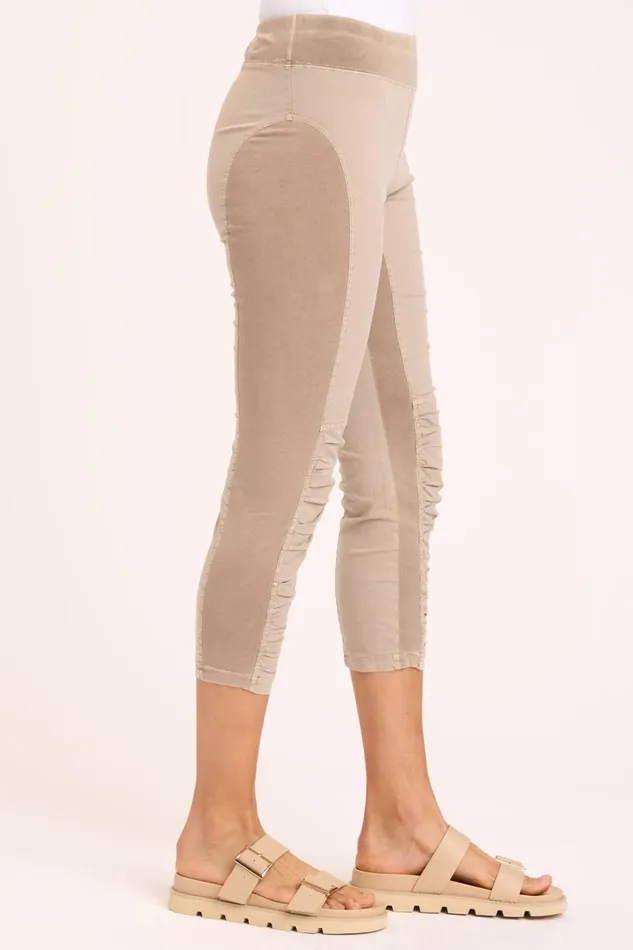 Clothing Leggings XCVI Jetter Crop Legging Sandalwood Pigment