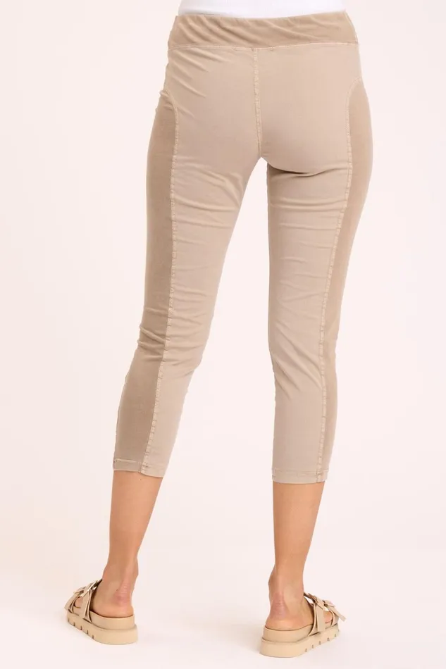 Clothing Leggings XCVI Jetter Crop Legging Sandalwood Pigment