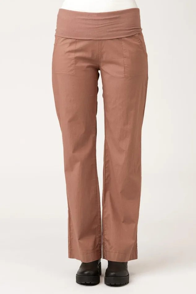 Clothing Pants XCVI 4Pocket Fold Over Pant Bark