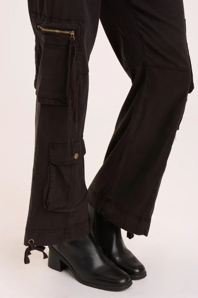 Clothing Pants XCVI Chaucer Cargo Pant Black