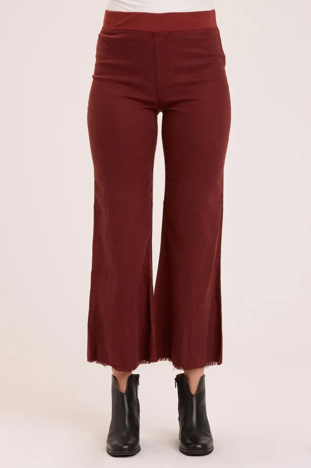 Clothing Pants XCVI Hydra Flare Pant Port Pigment