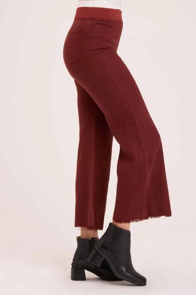 Clothing Pants XCVI Hydra Flare Pant Port Pigment