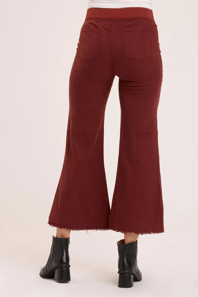 Clothing Pants XCVI Hydra Flare Pant Port Pigment