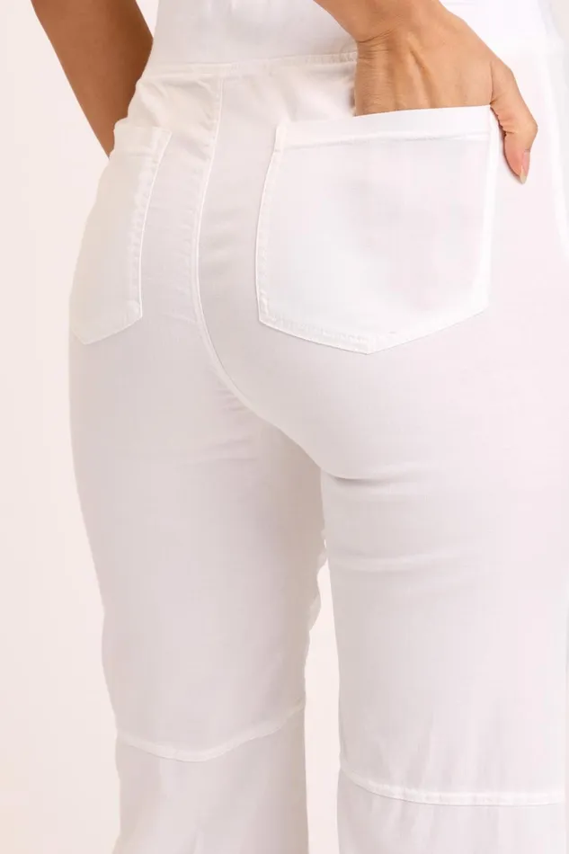 Clothing Pants XCVI Hydra Flare Pant White