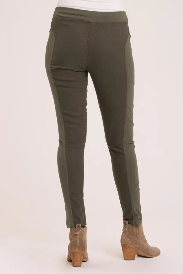 Clothing Pants XCVI Twill Alexa Legging Olive