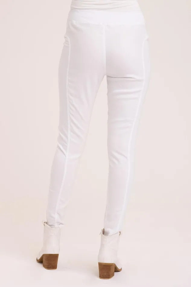 Clothing Pants XCVI Twill Alexa Legging White