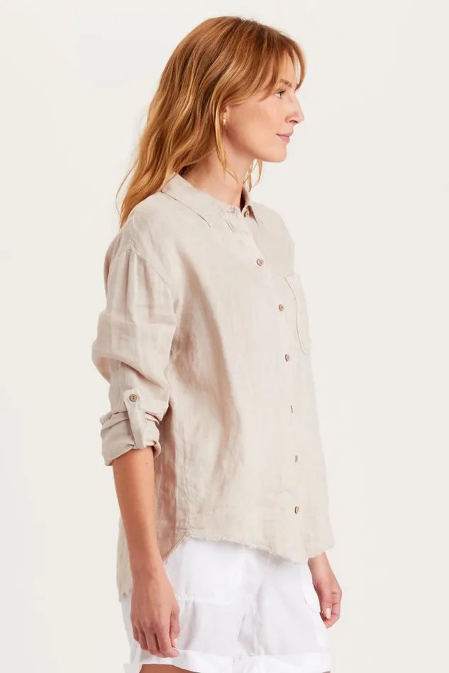 Clothing ShirtsBlouses XCVI Babin Star ButtonUp Cremini