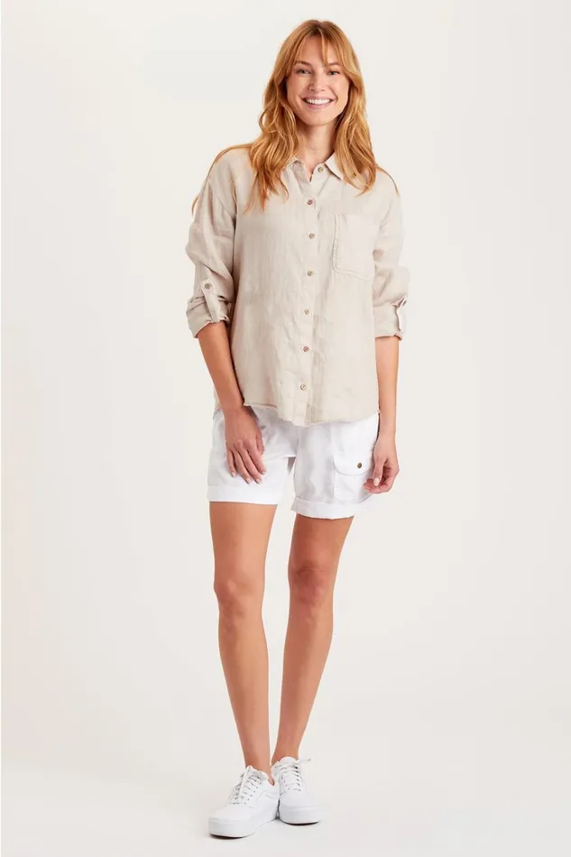 Clothing ShirtsBlouses XCVI Babin Star ButtonUp Cremini