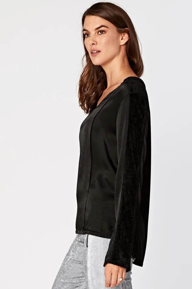 Clothing ShirtsBlouses XCVI Nomad Top Splendid Black