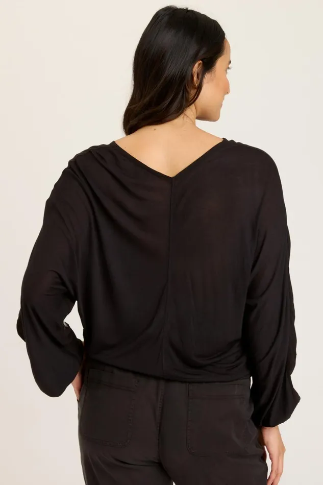 Clothing ShirtsBlouses XCVI Pernille VNeck Top Black