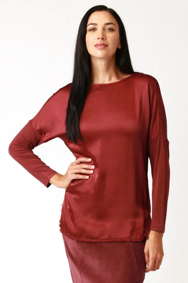 Clothing ShirtsBlouses XCVI Prospect Top Makore Pigment