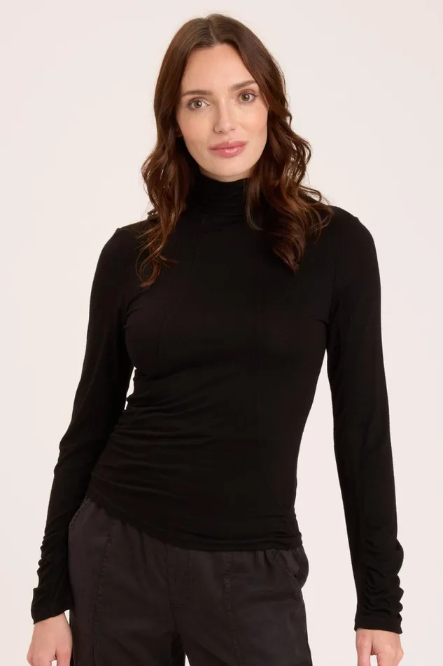 Clothing ShirtsBlouses XCVI Sorren Turtleneck Black