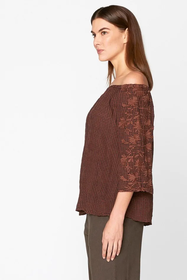 Clothing ShirtsBlouses XCVI Sutton Top Auburn