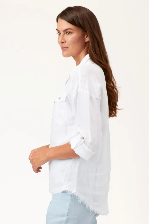 Clothing ShirtsBlouses XCVI Whitson ButtonUp White