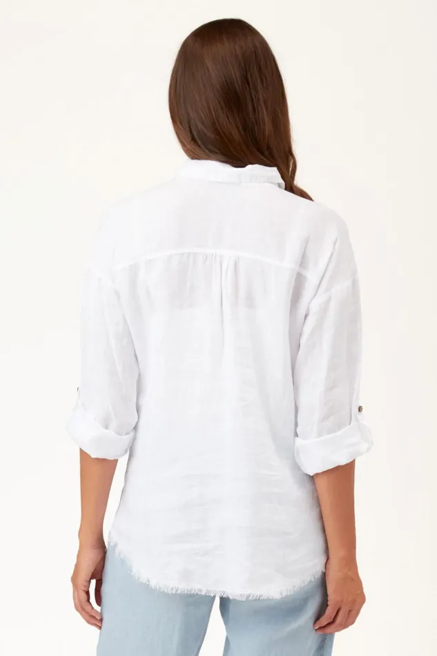 Clothing ShirtsBlouses XCVI Whitson ButtonUp White