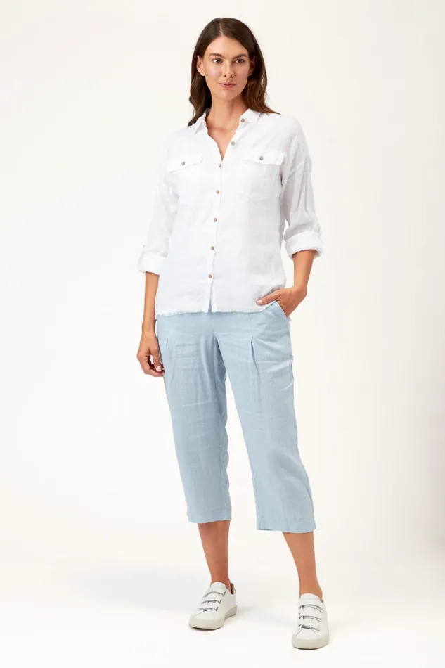 Clothing ShirtsBlouses XCVI Whitson ButtonUp White