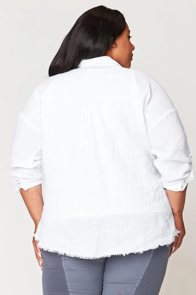 Clothing ShirtsBlouses XCVI Whitson ButtonUp White