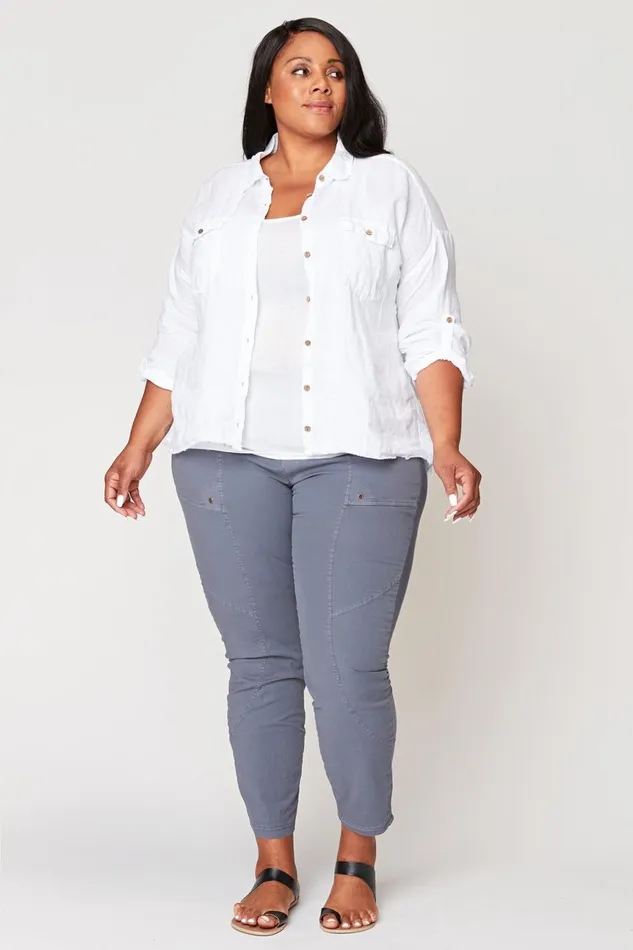 Clothing ShirtsBlouses XCVI Whitson ButtonUp White